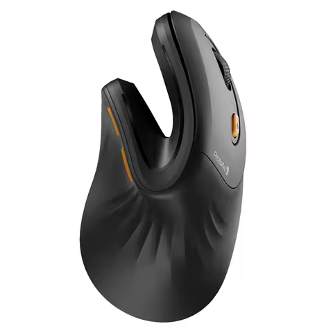 Souris verticale ergonomique rechargeable — multi-appareils 2,4 GHz + Bluetooth