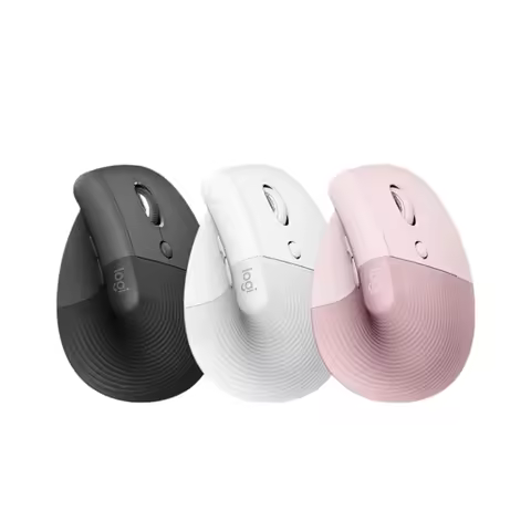 Souris verticale Bluetooth premium — petite taille, 3 appareils, commutateur rapide