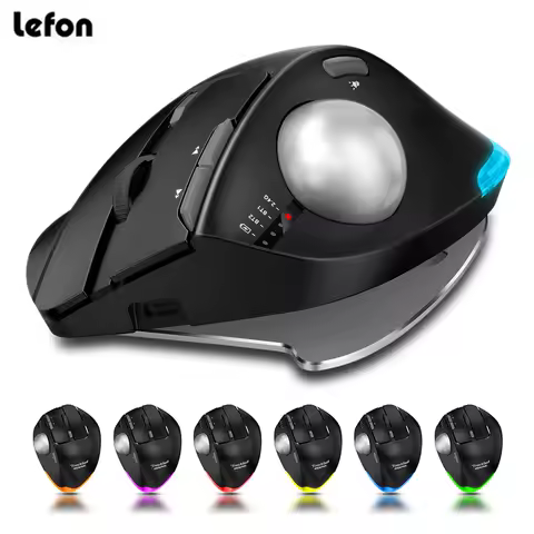 Souris trackball rollerball Bluetooth — petite taille, dessin et bureau