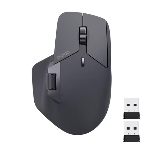 Souris sans fil multimode — 4000 DPI, jusqu'à 4 appareils, ergonomique